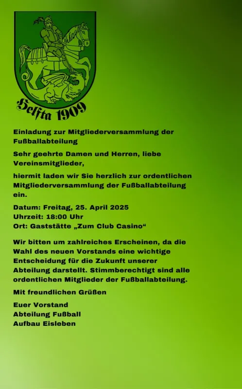 Wahlversamlung